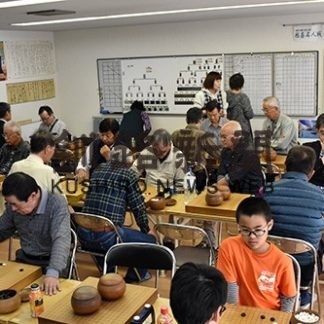 釧路で囲碁名人、新鋭王座戦(2019-10-14)