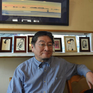 喫茶アロマで石丸さん作品展(2019-10-08)