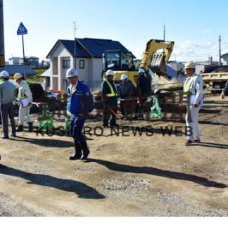 市建設協会が安全指導(2019-10-12)