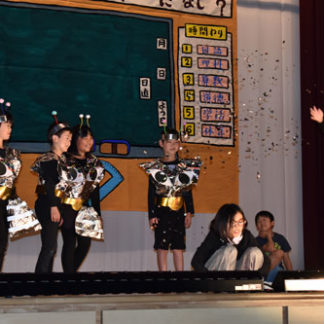 はつらつと演劇披露　町立庶路学園学園祭(2019-10-08)