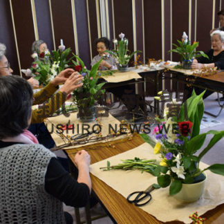 オリジナルの生け花(2019-11-26)