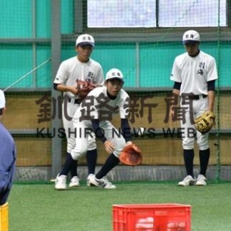高校野球秋季大会　別海高前日練習(2019-10-09)