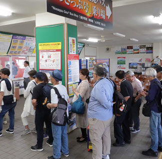 花咲線の利用好調(2019-10-05)