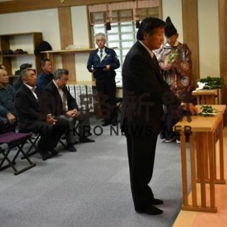 シシャモ漁の安全操業と大漁祈願(2019-10-23)