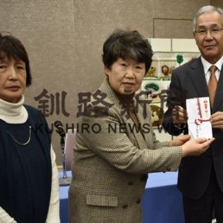 いちの会　ふきのとう文庫に寄付(2019-11-27)