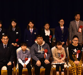 三行詩コン、さわやか活動賞　表彰(2019-11-28)