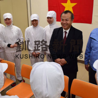 ベトナム人実習生を対象にした「日本語講座」(2019-11-22)