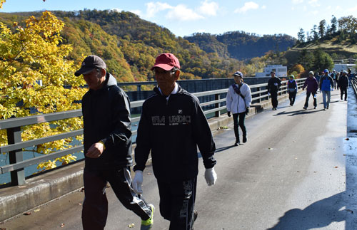 ぐるっと庶路ダム紅葉ウオーク(2019-10-21)