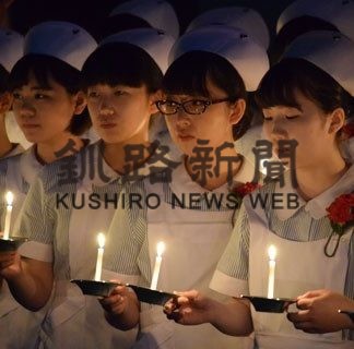 市立高で看戴帽式(2019-11-15)