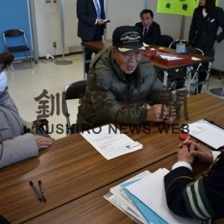 白糠で運転免許の自主返納相談会(2019-12-18)