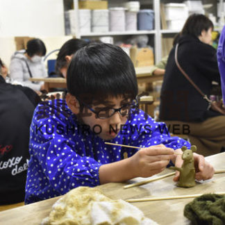 陶芸でネズミに挑戦(2019-12-24)