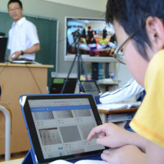 ネットを使い合同授業(2019-09-05)