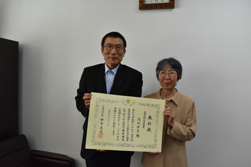 食生活改善に尽力 浅川さんに道社会貢献賞(2019-10-05)