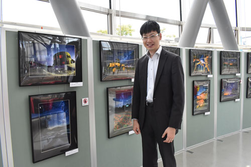 天の川など輝く星座 内海さん写真展(2019-09-15)