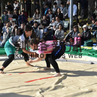 「猫花田」初V　鳥取神社女相撲(2019-09-15)