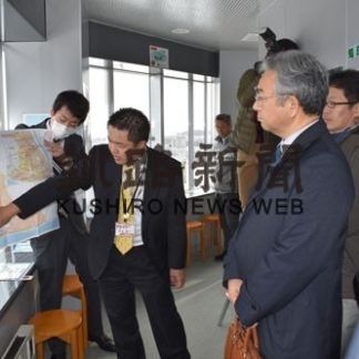 標津川の氾濫に備え(2019-12-18)