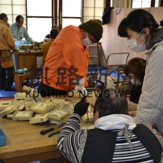 水道メーターの解体処理　市内の障害者就労施設(2019-12-18)