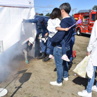 親子で防災体験　第９地区フェス(2019-10-16)