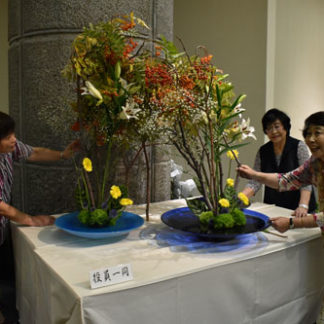 生け花力作４６点　きょうから池坊展(2019-09-07)