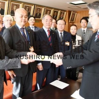 自民市政クラブが政策要望　「重点１４項目の実現を」(2019-12-18)