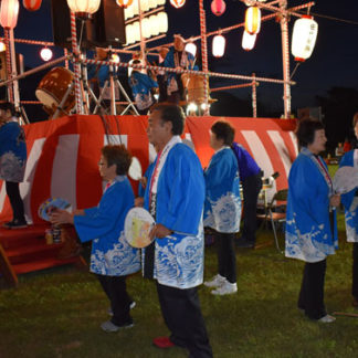 ２０人超が笛や太鼓　釧路北海盆唄保存会(2019-09-03)