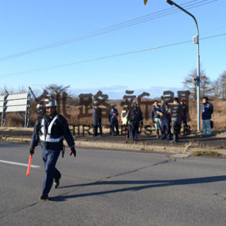 死亡事故受け現場診断　形状問題なし(2019-12-05)