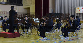 Ｘマスコンサート盛況　幣舞中吹奏楽部(2019-12-04)