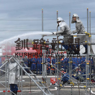 厚岸消防団第１分団連覇　消防技能大会(2019-09-15)