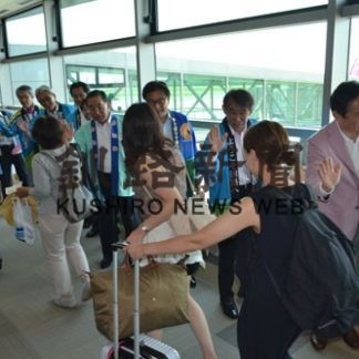 搭乗者１０万人を突破　ピーチ釧路、関西線就航から１年(2019-08-01)