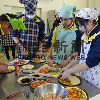 浜中の食材で霧高ピザづくり(2019-12-08)