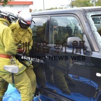 事故車両から救出する訓練(2019-09-20)