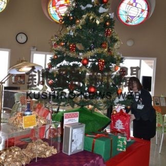 コンキリエで金のカキの殻当てクイズ(2019-12-19)