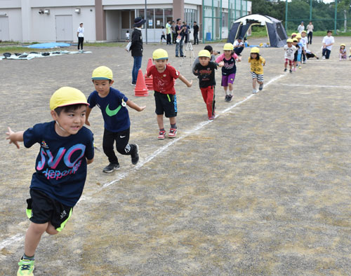 リズム運動を披露 釧路はるとり(2019-09-12)