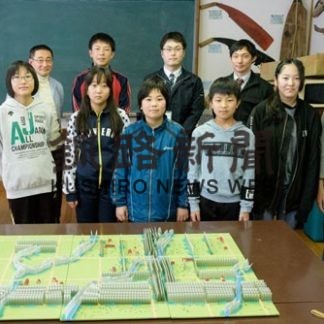 閉校する町立俵橋小で景観学習(2019-12-20)