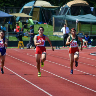 南（浜中散布３年）女子１００障２位(2019-09-08)