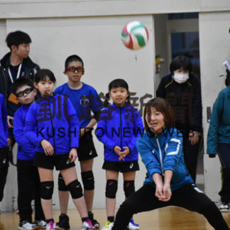 女子バレーボール元代表佐野優子さん　実技指導(2019-12-23)