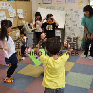 元気良く接客　昭和中央児童センター(2019-09-13)