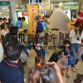 釧路空港、季節運航始まる(2019-08-02)