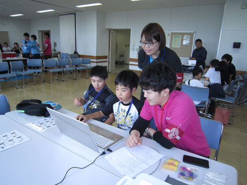 名刺を作りなどお仕事体験(2019-09-13)