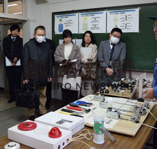 就労支援関係者ら施設見学(2019-12-03)