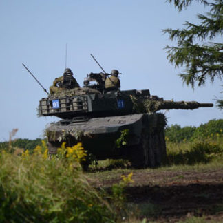 機動戦闘車で防御訓練(2019-09-06)