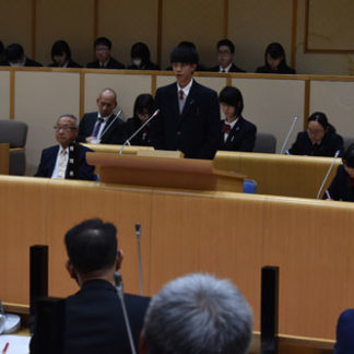 羅臼高生　町の課題質問(2019-10-22)