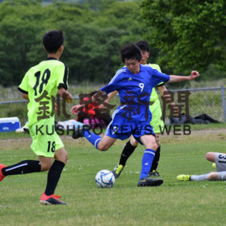 サッカー中体連　釧鳥取、釧青陵が決勝(2019-07-07)