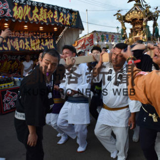 みこしパレード　力強く練り歩く(2019-08-05)