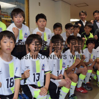 優勝目指して頑張るＳＣ釧路Ｕ―１２　市長表敬(2019-07-04)