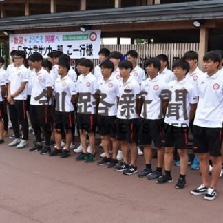 日大サッカー部　合宿入り(2019-08-19)