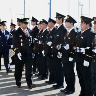 厚岸で消防出初め式(2020-01-10)