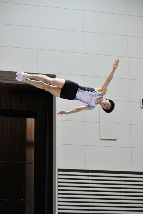 山崎が6位入賞 全国高校トランポリン(2019-08-05)_1