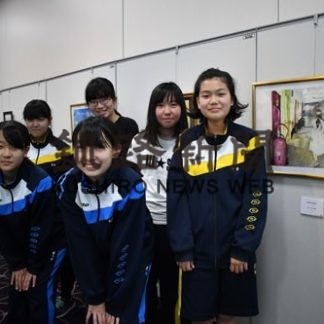 水彩画を中心に３０点　幣舞中美術部(2019-08-03)