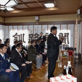 厚岸で交通安全祈願祭(2020-01-11)